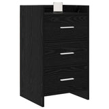 Bedside Tables Black Oak 40 x 36 x 70 cm Engineered Wood 8011028