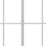 Garden Fence Panel 48 pcs Galvanised Steel Silver 42042939