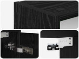 Bathroom Mirror Cabinet with Shelf Black Oak 43 x 16 x 62.5 cm 889144