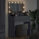 Bedroom Dressing Tables Grey Sonoma 80 x 39.6 x 135 cm 888973