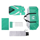 Pool Tent with Removable Fly & Mesh Walls Sea Green 512x458 cm 4100626