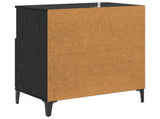 Sideboard Black Oak 60 x 35 x 70 cm Engineered Wood 881262