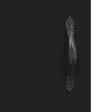 Highboard Black 69.5x34x180 cm Engineered Wood 3190014