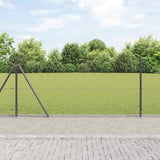 Welded Wire Fence with Concrete Base 10 x 0.8 m 3352516