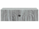 Wall-Mounted Bedside Cabinet 2 pcs Grey Sonoma Engineered Wood 898118