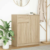 Sideboard with Drawer Sonoma Oak 71x35x84 cm Engineered Wood 861591