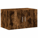 Storage Cabinet Smoked Oak 70x42.5x225 cm Engineered Wood 3281333