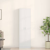 Wardrobe with Shelf White 55 x 25 x 189 cm Engineered Wood 3334008