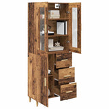 Highboard Old Wood 69.5 x 34 x 180 cm Engineered Wood 3415771