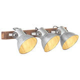320502 Industrial Wall Lamp Silver 65x25 cm E27