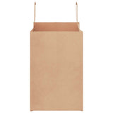 Paper Bags 250 pcs with Handles Brown 26x17x25 cm 4101815