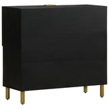 Sideboard Black 80x33x75 cm Engineered Wood 4017675