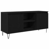 TV Cabinet Black Oak 104 x 35 x 50 cm Engineered Wood 881934