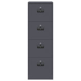 File Cabinet Anthracite 45.5 x 42 x 139 cm Cold-Rolled Steel 891624