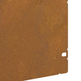 Lawn Edgings 20 pcs Rusty 103 x 0.05 x 22 cm Weathering Steel 874826