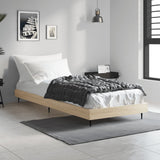 Bed Frame without Mattress Sonoma Oak 75x190 cm Small Single Engineered Wood 832312