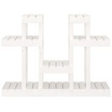 Plant Stand White 104.5x25x77.5 cm Solid Wood Pine 822098