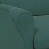 Armchair Dark green 76 x 94 x 102 cm Velvet 42009859
