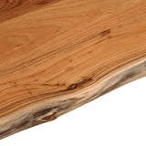 Bathroom Countertop 110x60x2.5 cm Rectangular Solid Wood Acacia 370263