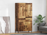 Highboard 2 pcs Old Wood Engineered Wood 3415669