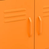 Storage Cabinet Orange 60x35x56 cm Steel 336264