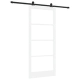 Sliding Door ORKDAL White and Black 93 x 211 cm 3332038