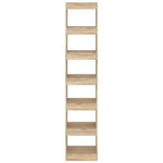 Book Cabinet/Room Divider Sonoma Oak 40x30x198 cm 811640