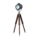 Caged Chrome Spotlight Floor Lamp IN3144