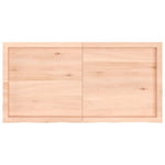 Bathroom Countertop 120x60x cm Untreated Solid Wood 3156047