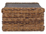 Coffee Table Natural 90 x 45 x 35 cm Solid Mahogany Wood 42011580