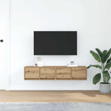 TV Cabinets 2 pcs Artisan Oak 60x31x25.5 cm Engineered Wood 861507