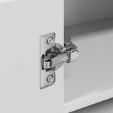 Wall Corner Cabinet LUCCA White 57 x 57 x 40 cm Engineered Wood 884955