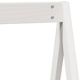 Bunk Bed without Mattress White 75x190 cm Small Single Solid Wood Pine 3282090