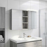 Bathroom Cabinet Set 3 pcs 80 x 10.5 x 50 cm Engineered wood 3403653