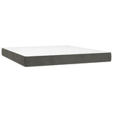 Pocket Spring Bed Mattress Medium Dark Grey 183x213x20 cm California King 347900