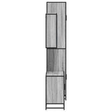3 Piece Bathroom Furniture Set Grey Sonoma Engineered Wood 3301093
