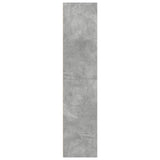 Highboard Concrete Grey 40x41x185 cm Engineered Wood 3281669