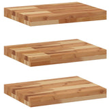 Floating Shelves 3 pcs 60x30x4 cm Oil Finished Solid Wood Acacia 3279609