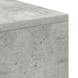 Desk with Shelf Concrete Grey 102 x 50 x 75 cm Engineered Wood 869541