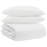 Duvet Set with Pillow 3 pcs White Down Feather 3377029
