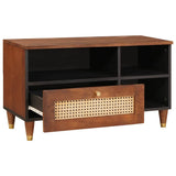 TV Cabinet with Drawer Brown 80 x 33.5 x 46 cm Solid Mango Wood 4018897