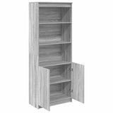 Highboard Grey Sonoma 70x35x180 cm Engineered Wood 3328476