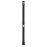 Outdoor Solar shower Black 217 cm PVC and Aluminium 42003411