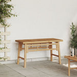 ZNTS Garden Bench 80x38x45 cm Bamboo 4106584