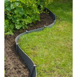 ZNTS Nature Garden Border Edging 15cmx40m 3mm Grey 442631