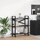 Bookshelf Black Oak 100 x 33.5 x 102 cm Engineered Wood 883946