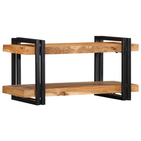 ZNTS Wall Shelf 70x33x35 cm Solid Wood Acacia 4017484