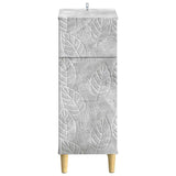Bathroom Storage Cainet DELFT Concrete Grey 30 x 31 x 80 cm 897048