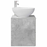 Wall-Mounted Sink Vanity Concrete Grey 49.5 x 44.5 x 66.5 cm 890305