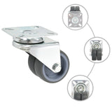 24 pcs Twin-wheel Swivel Casters 50 mm 277919